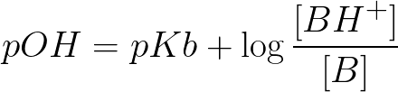 Another form of Henderson-Hasselbalch equation formula