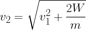 Initial velocity formula