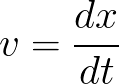 Speed (given traveled distance and time interval) formula